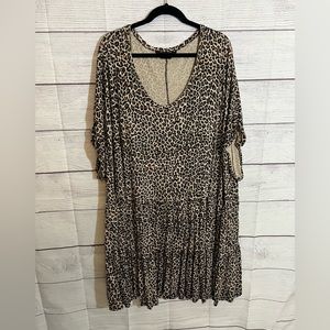 Yours Clothing tiered cuffed sleeve tunic